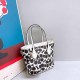 Black Street Geometric Zipper Bags