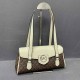 White Street Simplicity Letter Patchwork Zipper Bags
