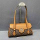 Brown Street Simplicity Letter Patchwork Zipper Bags