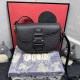 Black Street Simplicity Letter Patchwork Bags