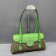 Green Street Simplicity Letter Patchwork Zipper Bags