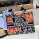 Colour Vintage Elegant Letter Patchwork Bags