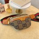 Blue Brown Street Letter Zipper Bags