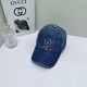 Blue Street Letter Patchwork Hat