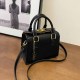 Black Simplicity Letter Patchwork Bags