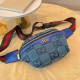 Blue Street Letter Zipper Bags