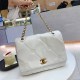White Simplicity Letter Chains Bags