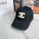 Black Street Geometric Embroidered Hat