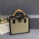 Black Elegant Letter Patchwork Bags