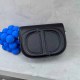 Black Street Simplicity Letter Solid Patchwork Bags