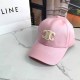 Pink Street Geometric Embroidered Hat