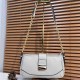 Grey Simplicity Letter Solid Zipper Bags