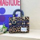 Leopard Print Vintage Elegant Letter Patchwork Bags