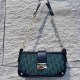 Green Street Vintage Letter Patchwork Zipper Bags