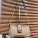Khaki Simplicity Letter Solid Zipper Bags