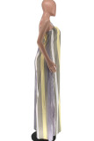 Red Casual Color Block Patchwork Spaghetti Strap Loose Jumpsuits