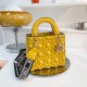 Yellow Daily Simplicity Letter Solid Patchwork Bags