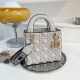 Grey Daily Simplicity Letter Solid Patchwork Bags