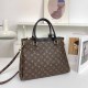 Black Vintage Elegant Letter Zipper Bags