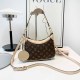 Beige Vintage Elegant Letter Patchwork Bags