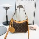 Khaki Vintage Elegant Letter Patchwork Bags