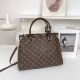 Coffee Vintage Elegant Letter Zipper Bags