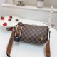 Coffee Street Vintage Letter Zipper Bags