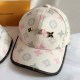 White Street Letter Patchwork Hat
