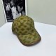 Khaki Street Letter Patchwork Hat