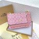 Pink Casual Simplicity Letter Chains Bags