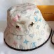 White Street Letter Patchwork Hat