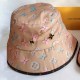 Khaki Street Letter Patchwork Hat