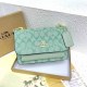 Green Casual Simplicity Letter Chains Bags