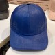 Blue Street Simplicity Letter Patchwork Hat