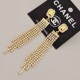 Gold Street Simplicity Letter Tassel Earrings