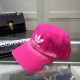 Pink Street Letter Embroidered Hat
