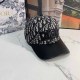 Black Gray Vintage Letter Patchwork Hat