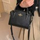 Black Elegant Letter Zipper Bags