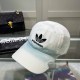 White Street Letter Embroidered Hat