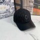Black Vintage Letter Patchwork Hat