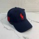 Navy Blue Street Figure Letter Embroidered Hat