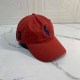 Red Street Figure Letter Embroidered Hat