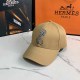 Khaki Street Simplicity Letter Embroidered Hat