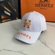 White Street Letter Embroidered Hat