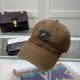 Brown Street Simplicity Letter Patchwork Hat