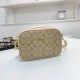 Khaki Street Simplicity Letter Patchwork Zipper Bags