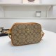 Brown Street Simplicity Letter Patchwork Zipper Bags