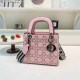 Pink Celebrities Elegant Letter Patchwork Zipper Bags