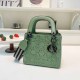 Green Celebrities Elegant Letter Patchwork Zipper Bags