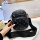 Black Street Letter Zipper Bags